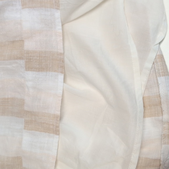 Splendid Sunset Macadamia Stripe Linen Blend Maxi Skirt SZ-L EUC - Picture 9 of 9